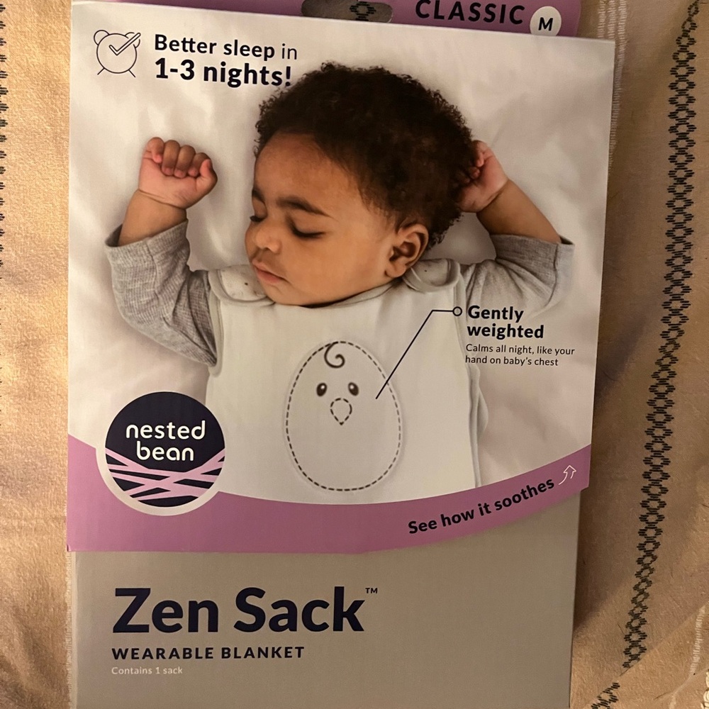 NIB Nested Bean Zen Sack
